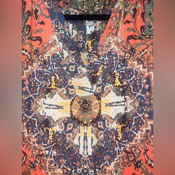 {EUC Free People Darcy Tapestry Tank Top Cropped Size XS} - Picture 2 of 8